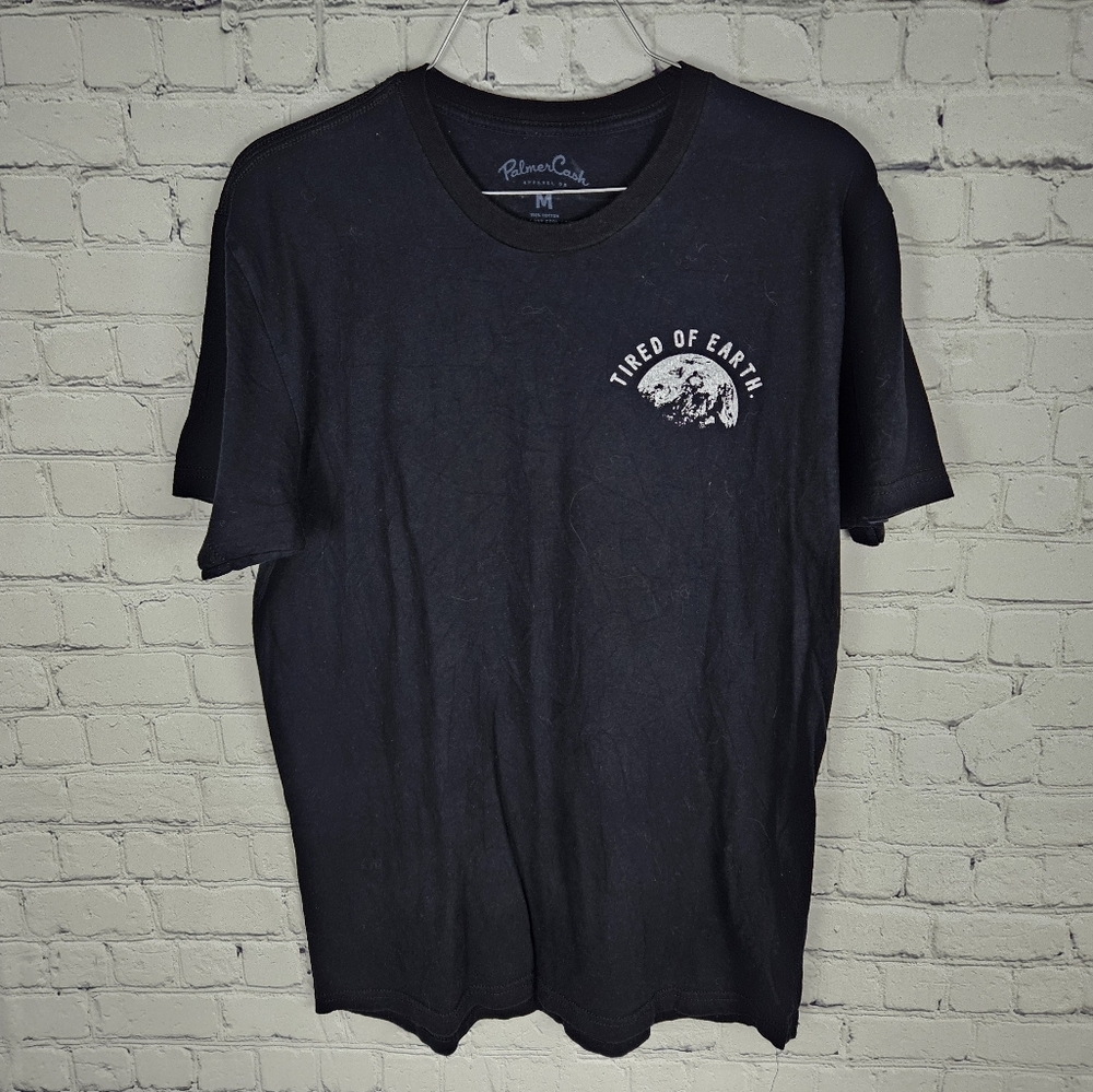 PALMER CASH | "Tired Of Earth" crewneck short sleeve shirt